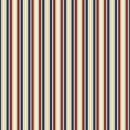 Retro usa Color style seamless stripes pattern. Abstract vector Royalty Free Stock Photo