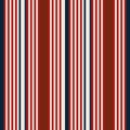 Retro usa Color style seamless stripes pattern. Abstract vector Royalty Free Stock Photo