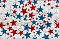 Retro USA red, white and blue stars background Royalty Free Stock Photo