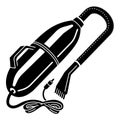 Retro vacuum cleaner icon, simple style Royalty Free Stock Photo