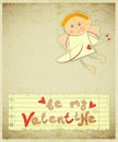 Retro Valentines Day Card