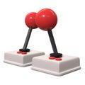 Retro video game controller gamepad joystick 3d Royalty Free Stock Photo