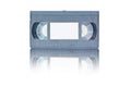 Retro Video tape cassete on white backgro Royalty Free Stock Photo
