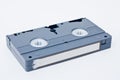 Retro Video tape cassete on white backgro Royalty Free Stock Photo