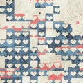 Retro vintage background on grungy paper