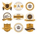 Retro Vintage Badges and Labels Royalty Free Stock Photo