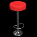 Retro vintage bar stool. High chair. Royalty Free Stock Photo