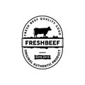 Retro Vintage Beef Emblem Label Logo Design Inspiration