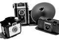 Retro/Vintage Camera Collection Royalty Free Stock Photo