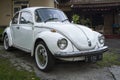 retro vintage classic volkwagen beetle car - Bandung, 28 November 2020 Royalty Free Stock Photo