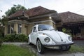 retro vintage classic volkwagen beetle car - Bandung, 28 November 2020 Royalty Free Stock Photo