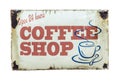 Retro Vintage Coffee Shop Sign