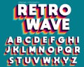 Retro Vintage Colorful Typography Design