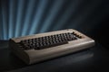 Retro Vintage Computer Commodore 64 Royalty Free Stock Photo