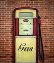 Retro Vintage Gasoline Pump Royalty Free Stock Photo