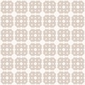 Retro vintage geometric seamless pattern with dots, small circles, square grid Royalty Free Stock Photo