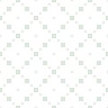 Retro vintage geometric seamless pattern with squares. Pale green and white Royalty Free Stock Photo