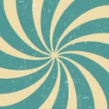 Retro vintage grunge hypnotic background.