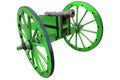 retro vintage gunpowder cannon dates to the 17th century