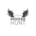 Retro Vintage Insignia or Logotype Vector design element, business sign template. Deer hunting. Hunting for elk. Moose hunting. Royalty Free Stock Photo