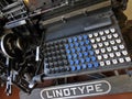 Retro Vintage Linotype Machine