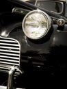 Retro Vintage Old Black Classic Car Royalty Free Stock Photo