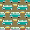 Retro vintage old style car vehicle automobile seamless Royalty Free Stock Photo