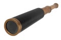 Retro vintage spyglass telescope