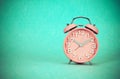 Retro and vintage style of Old fashioned alarm clock Royalty Free Stock Photo