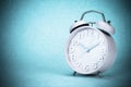 Retro and vintage style of Old fashioned alarm clock Royalty Free Stock Photo