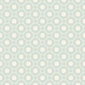 Retro vintage style seamless pattern. Pale green and beige geometric background Royalty Free Stock Photo