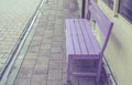 Retro, vintage view of Pastel chair Royalty Free Stock Photo