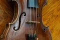 Retro violin close-up