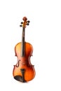 Retro violin vintage isolated on white