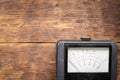 Retro voltmeter Royalty Free Stock Photo