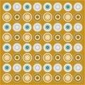 Retro wallpaper pattern Royalty Free Stock Photo