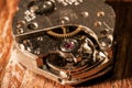 Retro watch mechanism Royalty Free Stock Photo