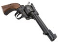 Retro gun western revolver pistol handgun isolated white Royalty Free Stock Photo