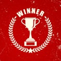 Retro winner icon