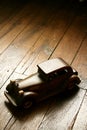 Retro wooden car model