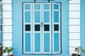 Retro wooden door and anitque lock door Royalty Free Stock Photo