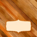 Retro wooden frame with space. + EPS8 Royalty Free Stock Photo