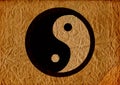 Retro Ying yang vintage Royalty Free Stock Photo