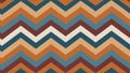 Retro zigzag pattern background in warm and cool colors Royalty Free Stock Photo