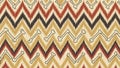 Retro zigzag pattern with bones design on a textured fabric background Royalty Free Stock Photo