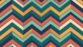 Retro Zigzag Pattern in Earth Tones for Backgrounds Royalty Free Stock Photo