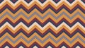 Retro zigzag pattern featuring warm earth tone colors Royalty Free Stock Photo