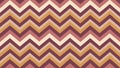 Retro zigzag pattern with warm earth tone color palette Royalty Free Stock Photo