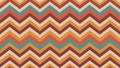 Retro zigzag pattern with warm earthy autumnal tones Royalty Free Stock Photo