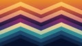 Retro zigzag pattern in warm to cool gradient colors Royalty Free Stock Photo